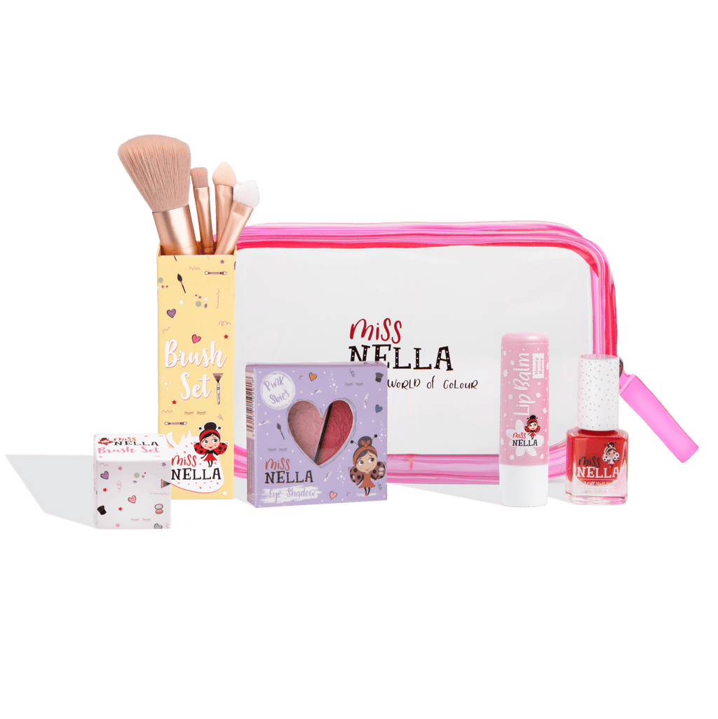 Make - upset Pink Girly Girl Gift Bag - set van 5 - Kinderschmink en tattoos Miss Nella - In den Olifant
