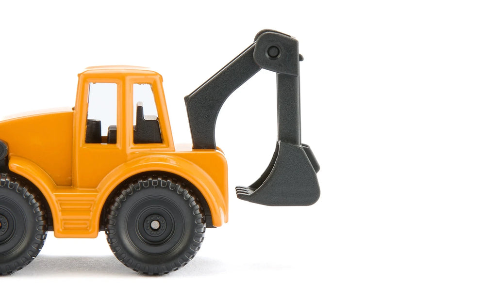 Man vrachtwagen met graaflader 1:87 - Auto's en voertuigen Siku - In den Olifant