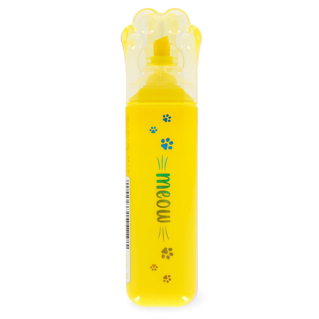 Markeerstift Meow Highlighters Kitty Paw - Yellow - Schrijfwaren Legami - In den Olifant