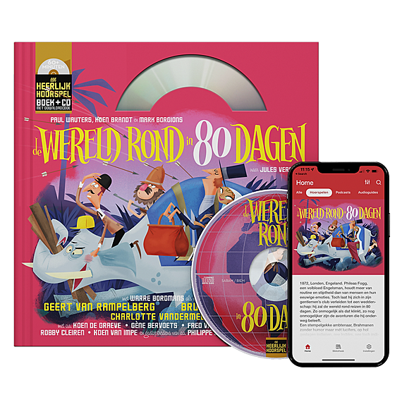 Luisterboek De Wereld Rond In 80 Dagen - Boek + Cd