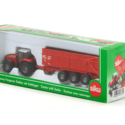 Massey Ferguson tractor met aanhanger 1:87 - Speelvoertuigen Siku - In den Olifant
