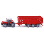Massey Ferguson tractor met aanhanger 1:87 - Speelvoertuigen Siku - In den Olifant