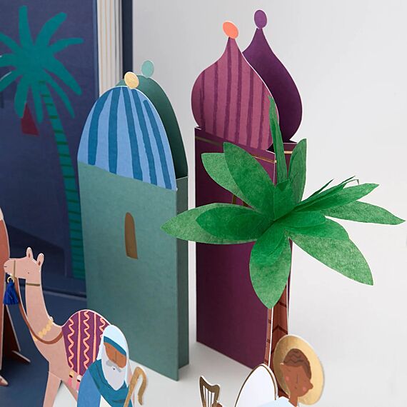 Adventskalender - Nativity Paper Craft Advent Calendar