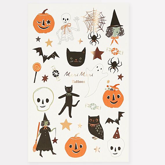 Set Kleeftatoeages - It'S Halloween! Temporary Tattoos