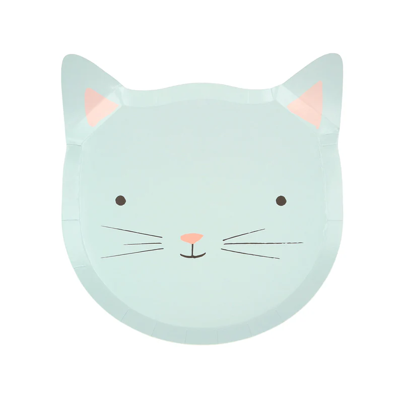 Feestbordjes Cat Plates - set van 8