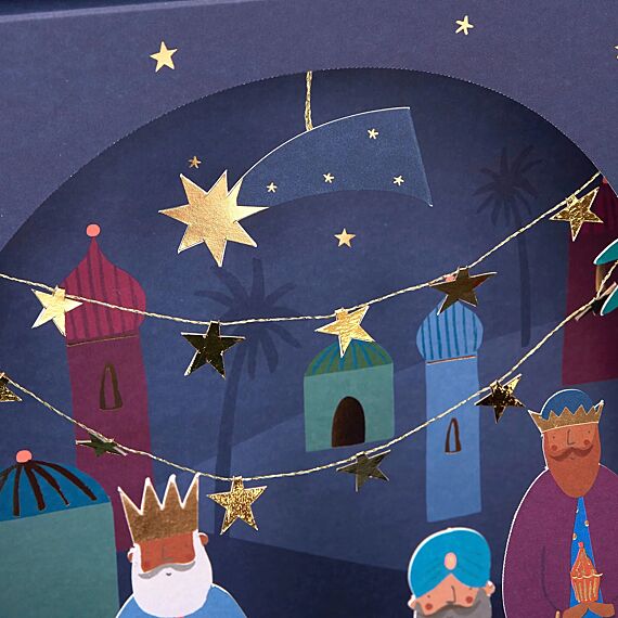 Adventskalender - Nativity Paper Craft Advent Calendar