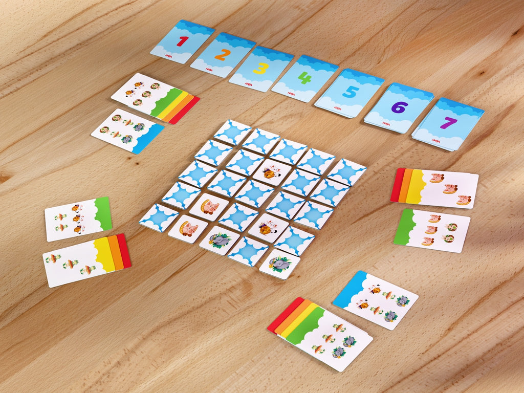 Memory spel - 7 for Luck - Memo en domino Haba - In den Olifant