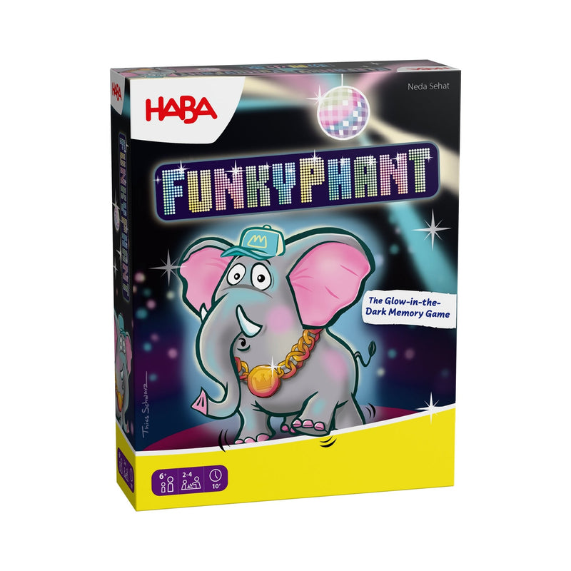 Memory spel - Funkyphant - Memo en domino Haba - In den Olifant