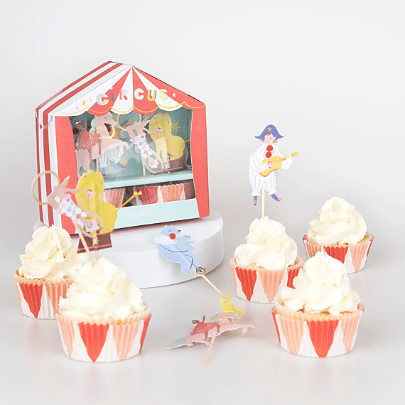 Cupcake Kit Circus - Set Van 24