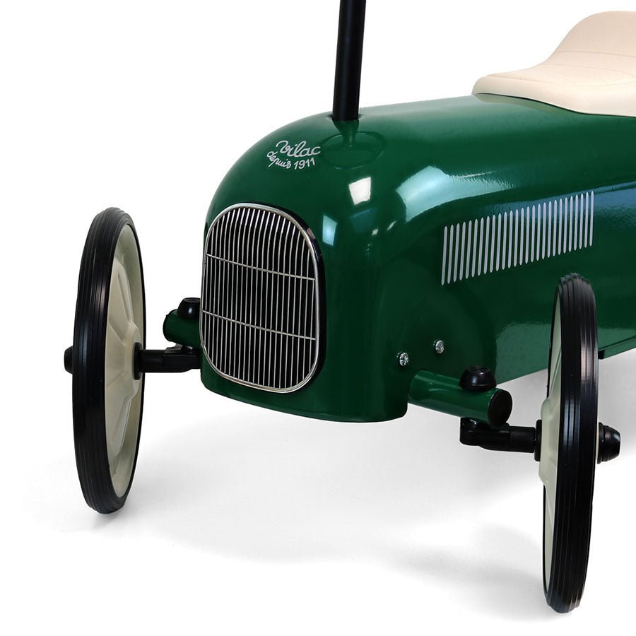 Metalen loopwagen British Green Vintage Car - Onaf Vilac - In den Olifant