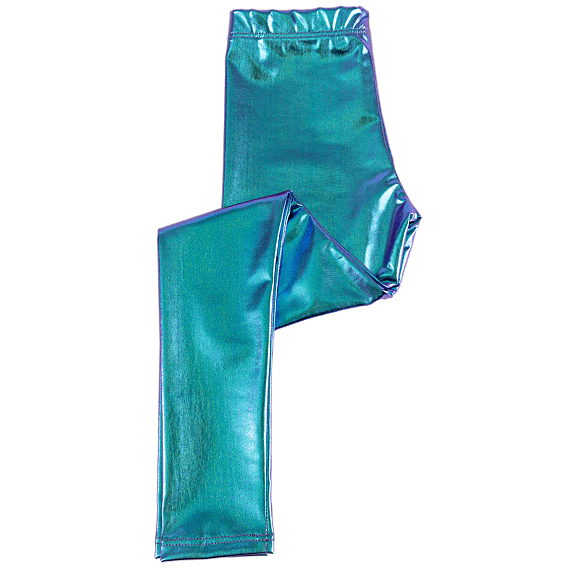 Metallic Love Life Legging Blue - Verkleedaccessoires Great Pretenders - In den Olifant