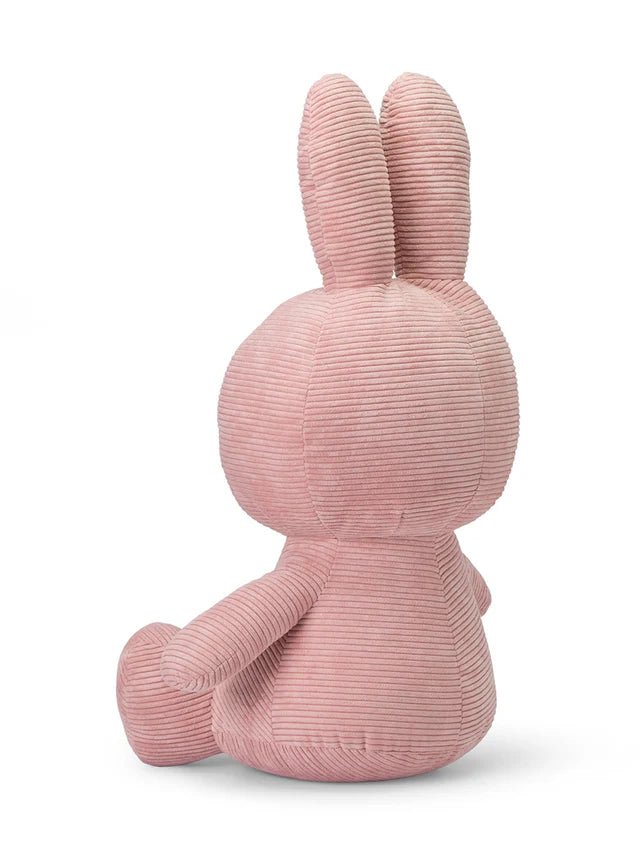 Miffy ECO Corduroy Pink - 70 cm - Konijnen Bon Ton Toys - In den Olifant