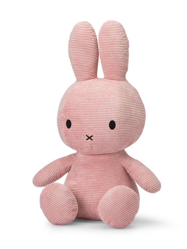 Miffy ECO Corduroy Pink - 70 cm - Konijnen Bon Ton Toys - In den Olifant