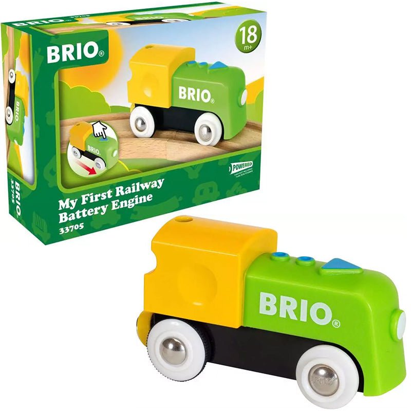 Mijn Eerste Locomotief Op Batterijen - Treinen Brio - In den Olifant