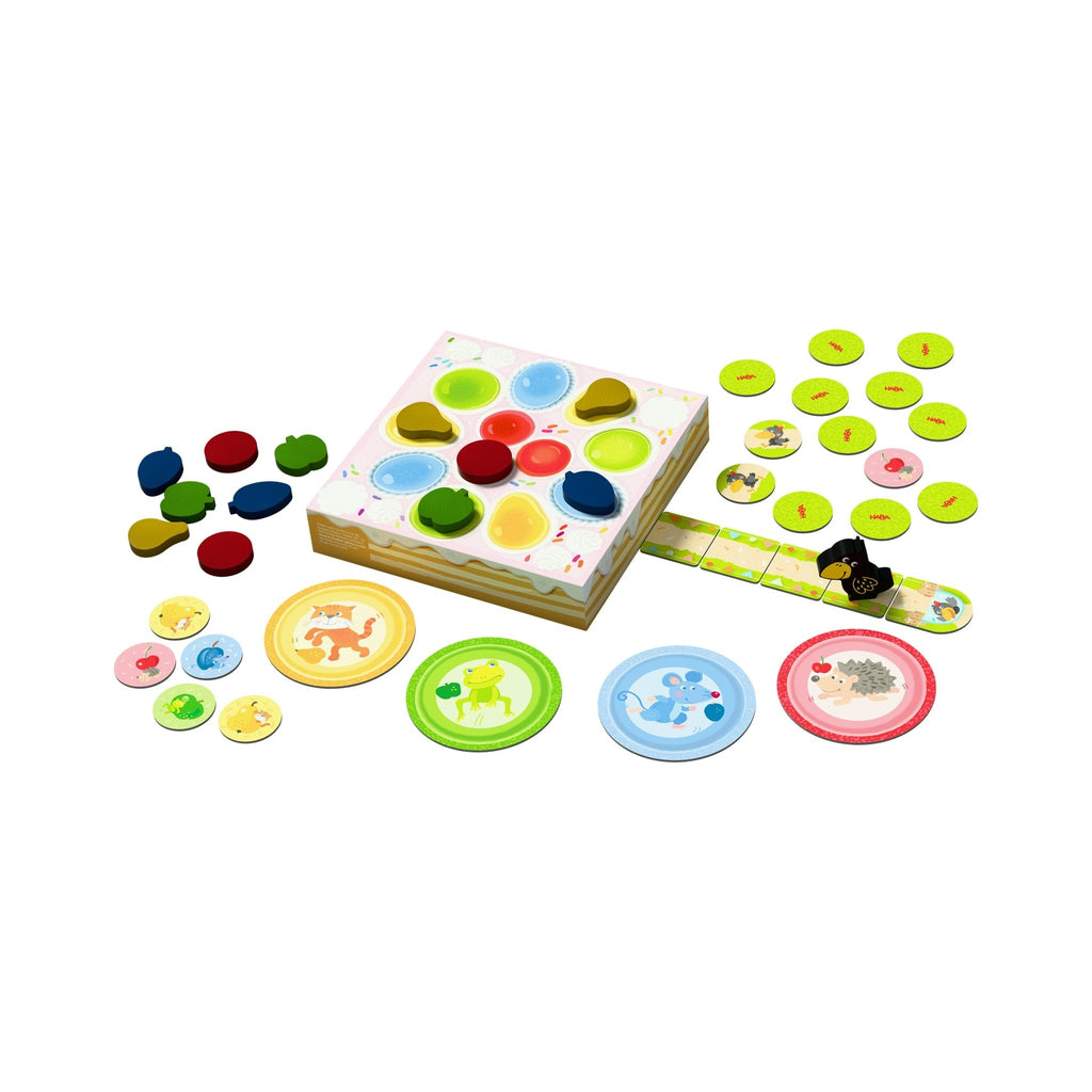 Mijn eerste spellen Coöperatief bewegingsspel - Theo's taart - Coöperatieve gezelschapsspellen Haba - In den Olifant