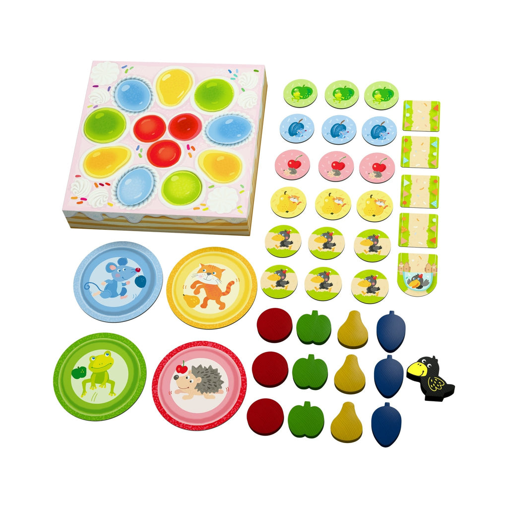 Mijn eerste spellen Coöperatief bewegingsspel - Theo's taart - Coöperatieve gezelschapsspellen Haba - In den Olifant