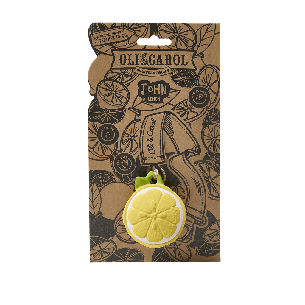 Mini Bijtspeeltje - Lou the Lemon Mini Baby Teether - Bijtspeelgoed Oli&Carol - In den Olifant