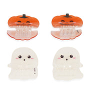 Mini haarspeldjes Clip Me Up! Spook + Pompoen - set van 4 - Haarspeldjes en diadeems Legami - In den Olifant