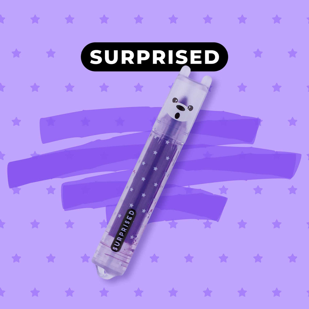 Mini Highlighters Teddy's Mood Teddy Bear - set van 6 - Schrijfwaren Legami - In den Olifant