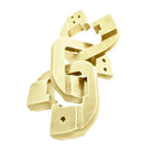 Mini Huzzle Cast Puzzle - Chain****** (gold) - Breinpuzzels en tangram Eureka - In den Olifant