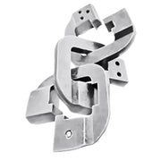 Mini Huzzle Cast Puzzle - Chain****** (silver) - Breinpuzzels en tangram Eureka - In den Olifant