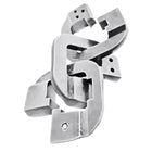 Mini Huzzle Cast Puzzle - Chain****** (silver) - Breinpuzzels en tangram Eureka - In den Olifant