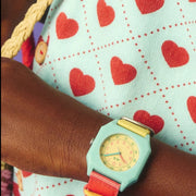 Mini Kyomo horloge - Bubble Gum - Uurwerken Mini Kyomo - In den Olifant