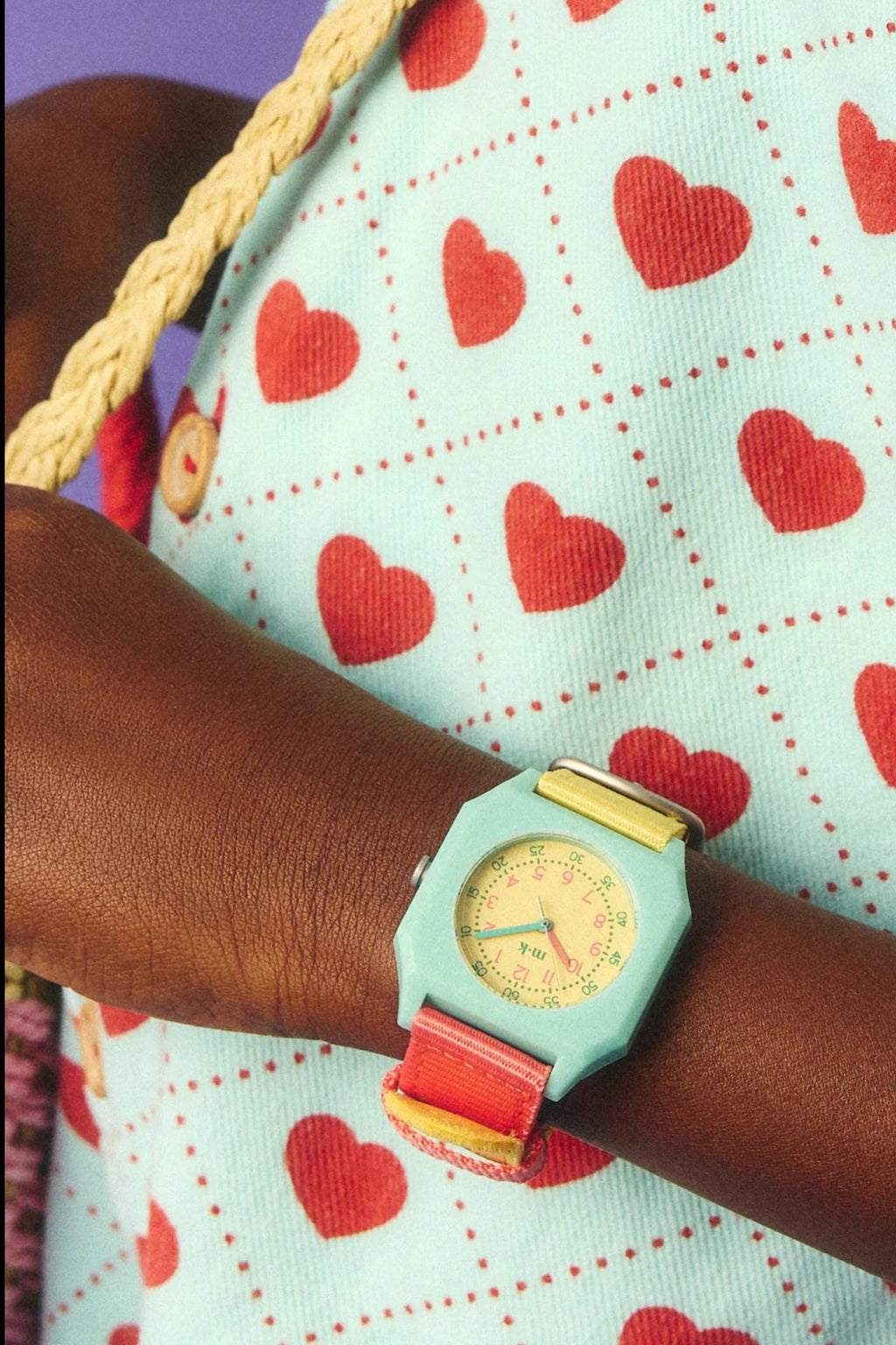 Mini Kyomo horloge - Bubble Gum - Uurwerken Mini Kyomo - In den Olifant