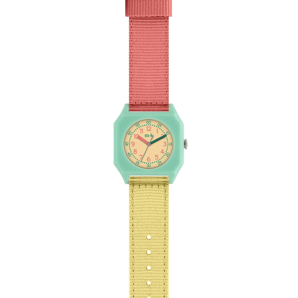 Mini Kyomo horloge - Bubble Gum - Uurwerken Mini Kyomo - In den Olifant