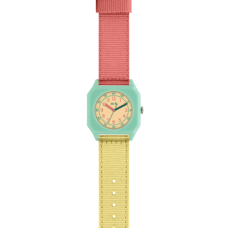 Mini Kyomo horloge - Bubble Gum - Uurwerken Mini Kyomo - In den Olifant