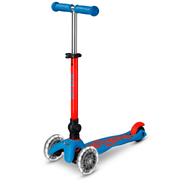 Mini Micro Foldable LED blauw/rood - 2 tot 5 jaar - Steppen Micro Mobility - In den Olifant