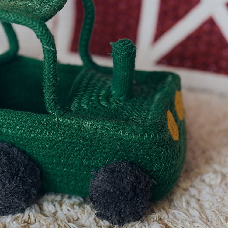 Mini Opberger Basket Tractor - 35 x 15 cm - Opbergmanden Lorena Canals - In den Olifant