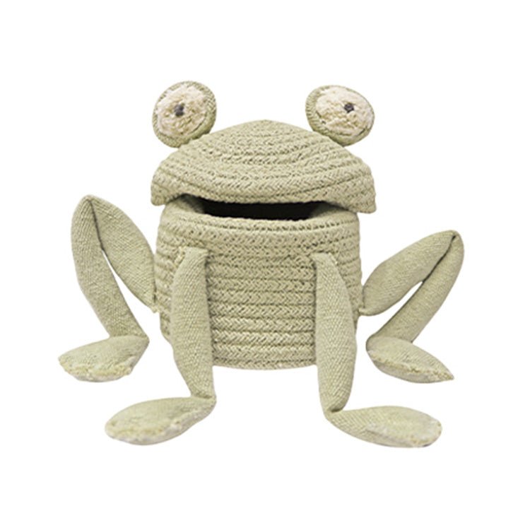 Mini opbergmandje Fred The Frog - 15 cm - Opbergers Lorena Canals - In den Olifant