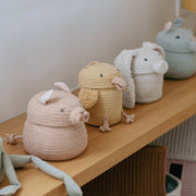 Mini opbergmandje Henry The Hippo - 15 cm - Opbergers Lorena Canals - In den Olifant