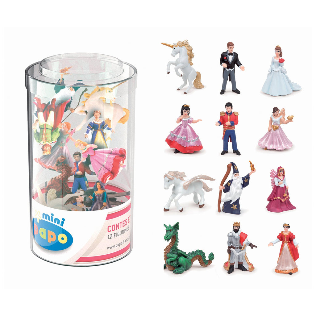 Mini Plus Betoverde Wereld - set van 12 - Speelfiguren Papo - In den Olifant