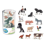 Mini Plus Boerderij - set van 12 - Speelfiguren Papo - In den Olifant