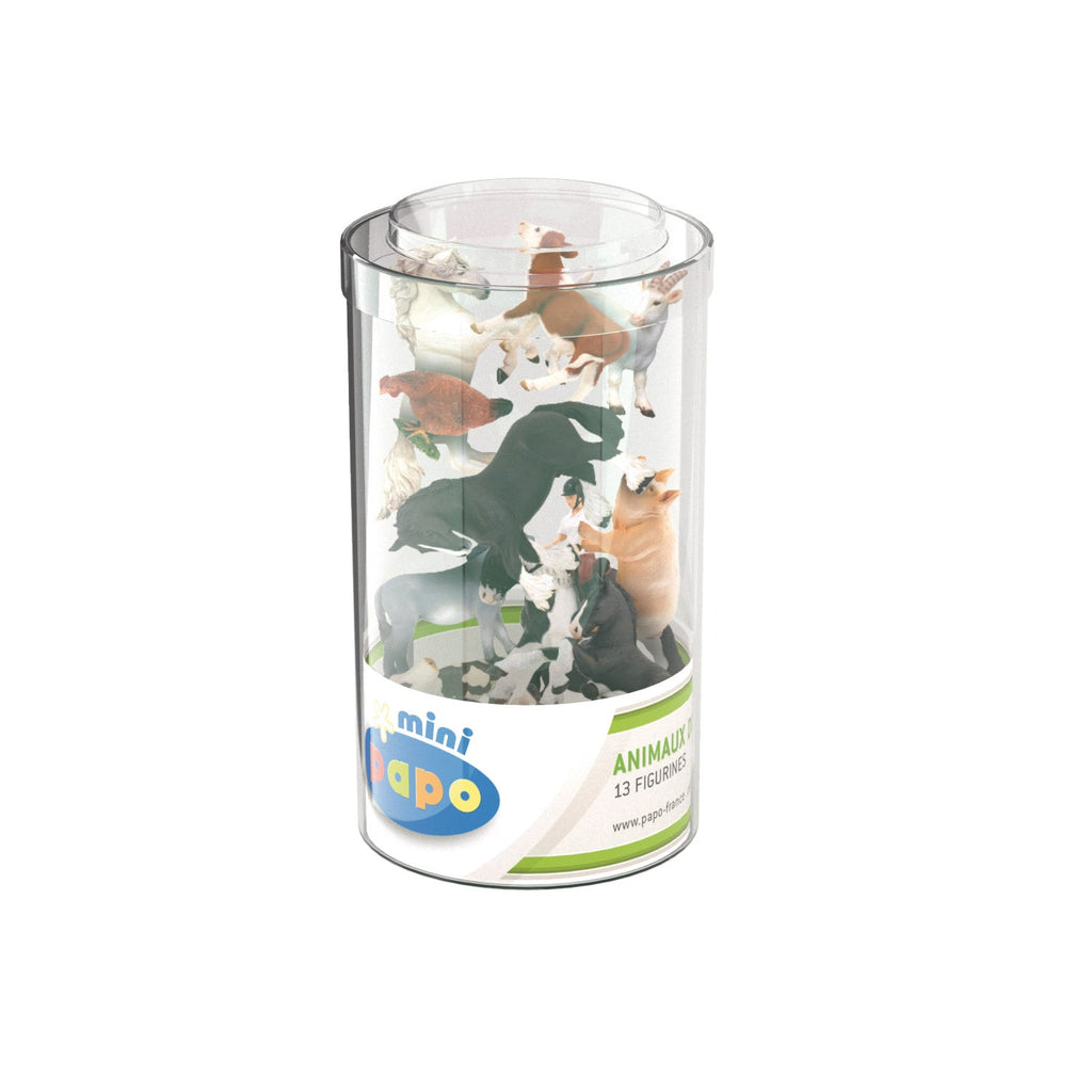 Mini Plus Boerderij - set van 12 - Speelfiguren Papo - In den Olifant