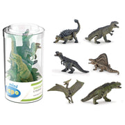 Mini Plus Dinosaures Lot 2 - set van 6 - Speeldieren Papo - In den Olifant