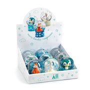 Mini Sneeuwbal - Vos, Pinguin, Haas - Kleine cadeautjes Djeco - In den Olifant