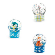 Mini Sneeuwbal - Vos, Pinguin, Haas - Kleine cadeautjes Djeco - In den Olifant