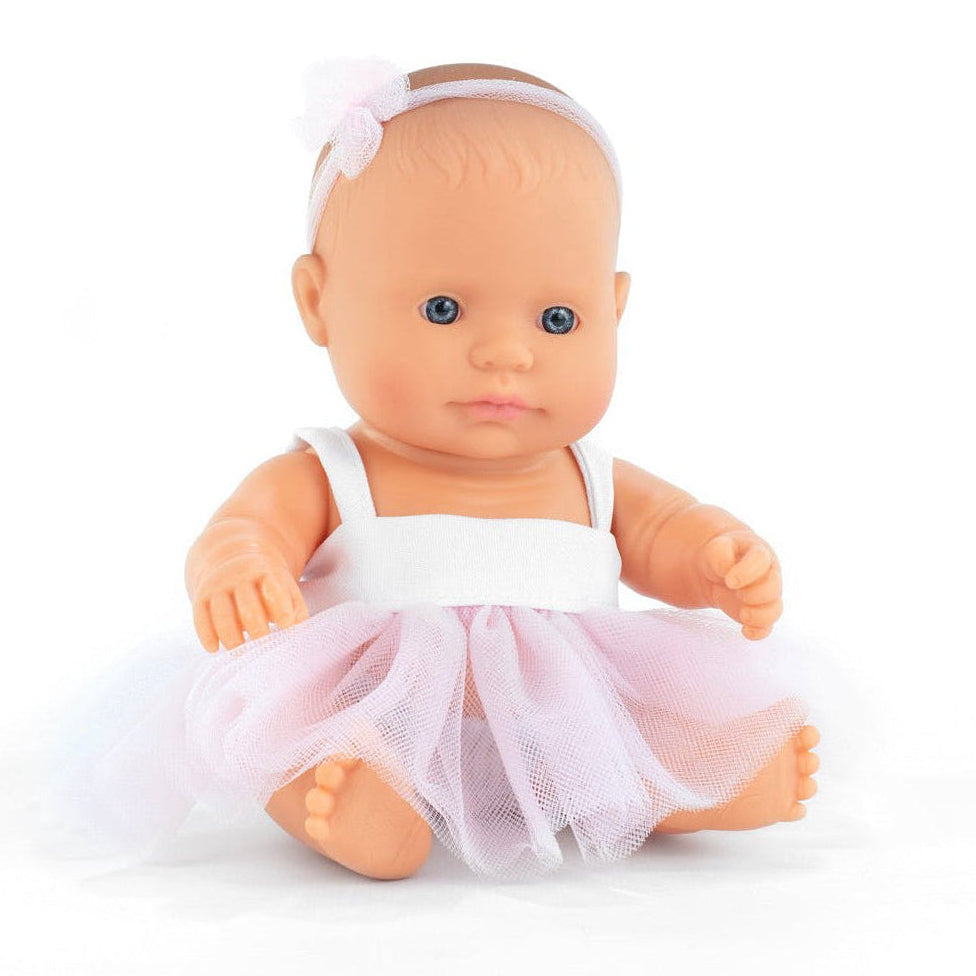 Miniland babypop Europees meisje My Friends & Me - 21 cm - Babypoppen Miniland - In den Olifant