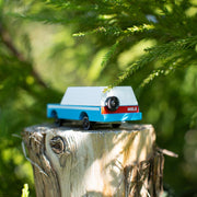 Mississipi Mule Blue (T278) 8,4X4,1X3Cm, Wooden Diecast, - Speelvoertuigen Candycar - In den Olifant