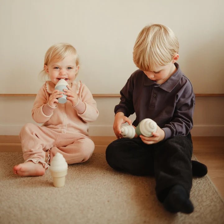 Mix and Match Ice Cream Toy - set van 4 - Badspeelgoed Mushie - In den Olifant