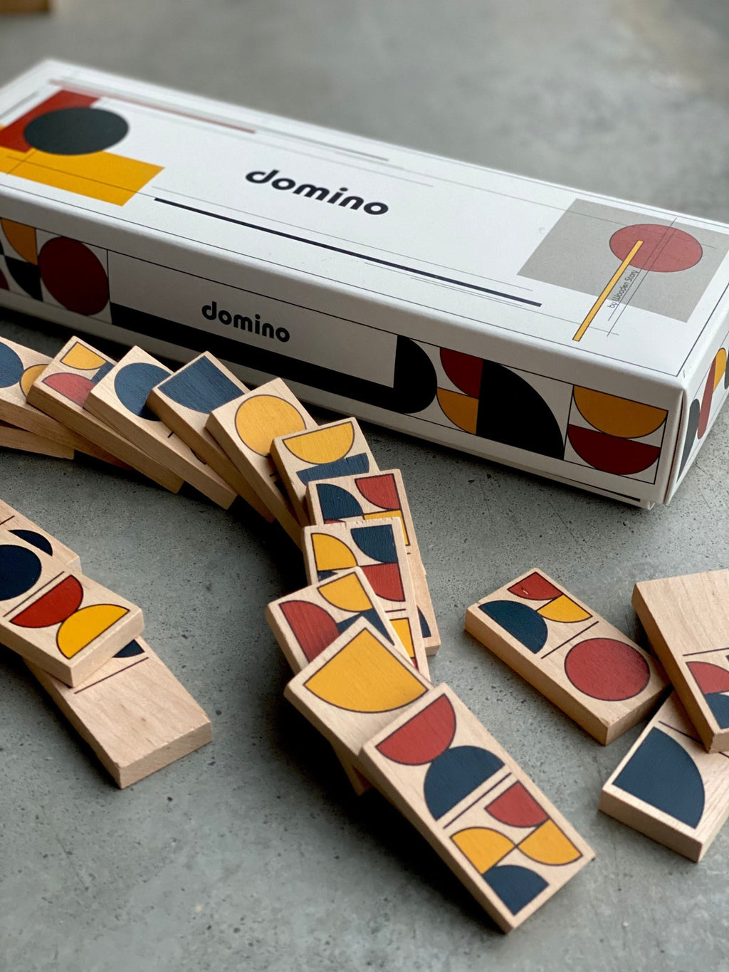Modern Domino - Memo en domino Wooden Story - In den Olifant
