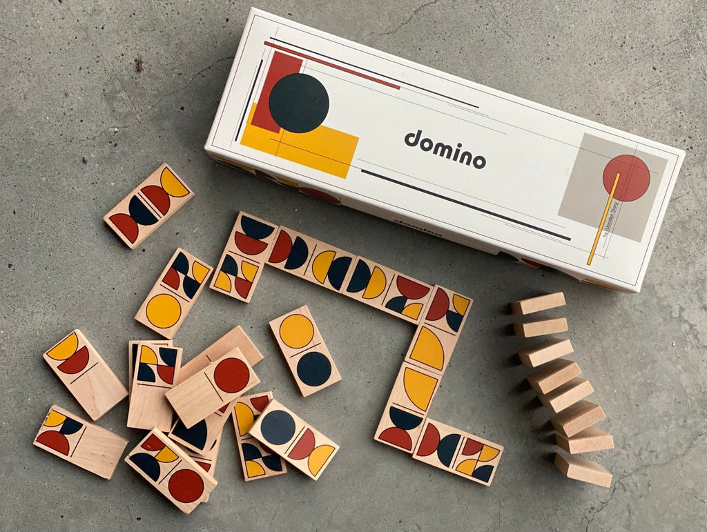 Modern Domino - Memo en domino Wooden Story - In den Olifant