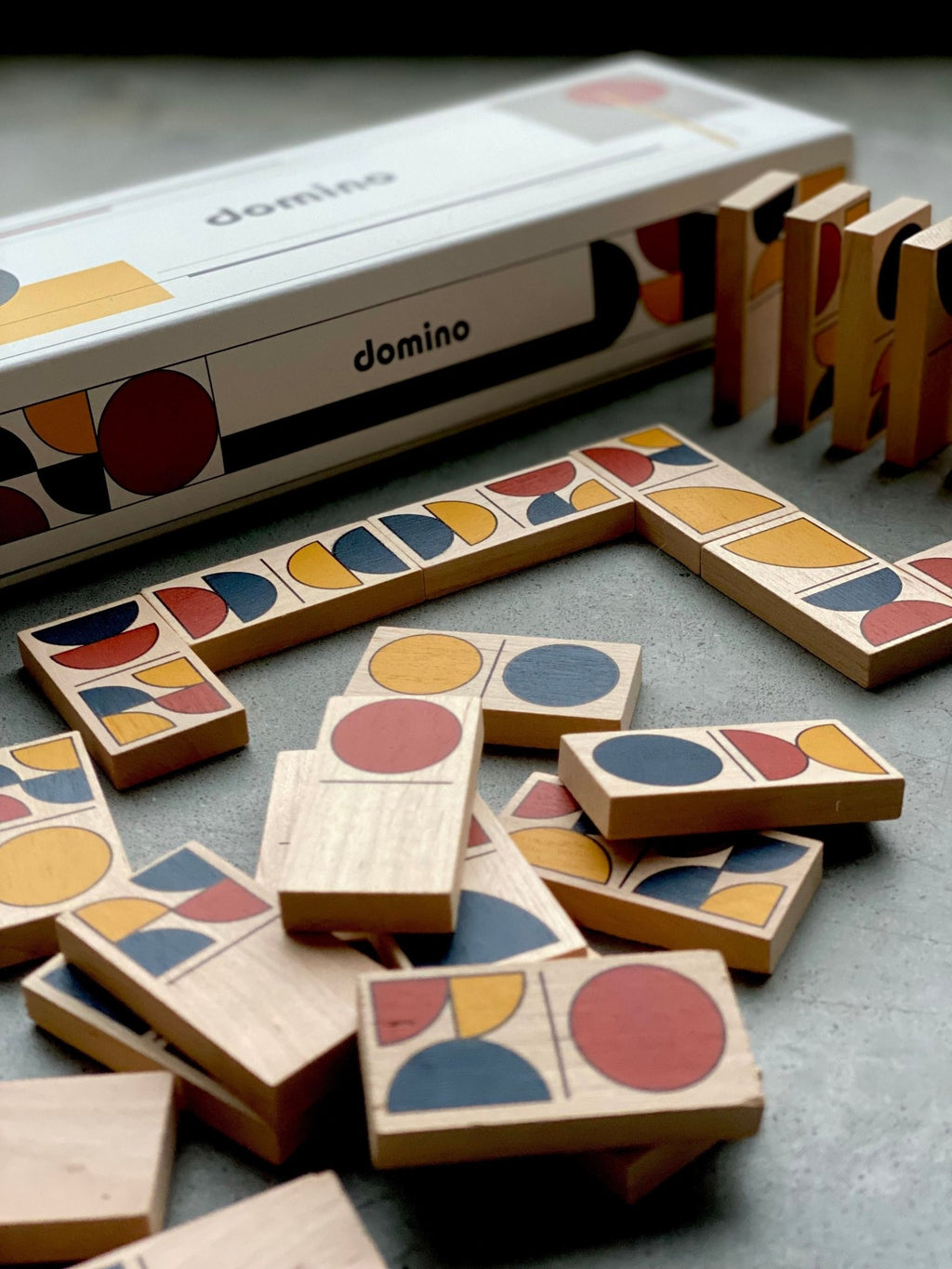 Modern Domino - Memo en domino Wooden Story - In den Olifant