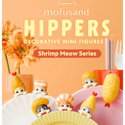 Mofusand Hippers Shrimp Meow serie - Verzamelfiguren Sonny Angel - In den Olifant