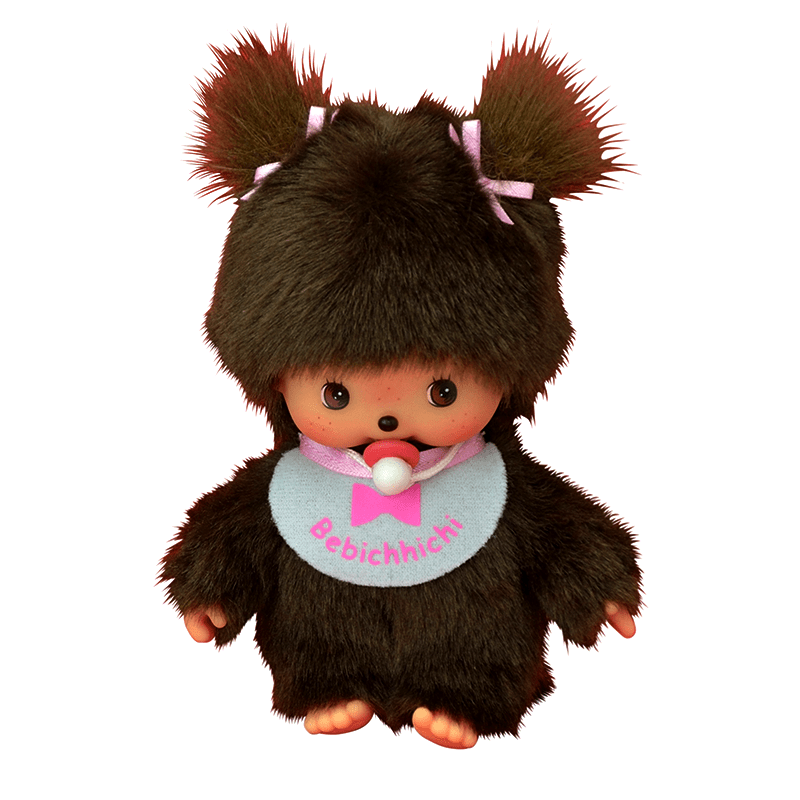 Monchhichi Bebichhichi Basic Meisje - 16 cm - Fantasieknuffels Monchhichi - In den Olifant