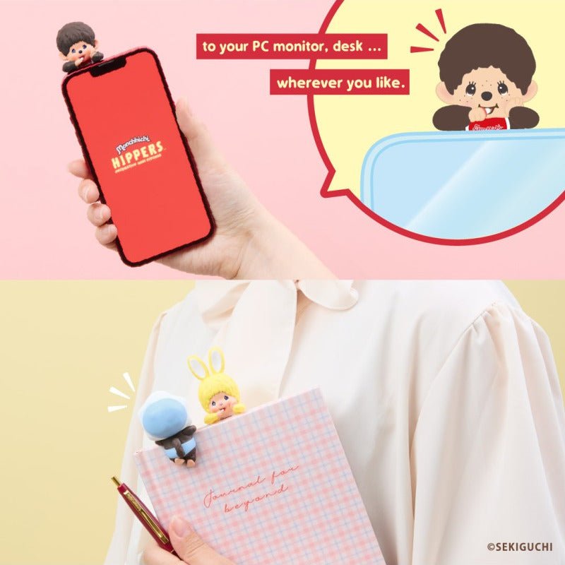 Monchhichi Hippers - Speelfiguren Sonny Angel - In den Olifant