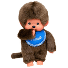 Monchhichi Jongen met slab blauw - 20 cm - Fantasieknuffels Monchhichi - In den Olifant
